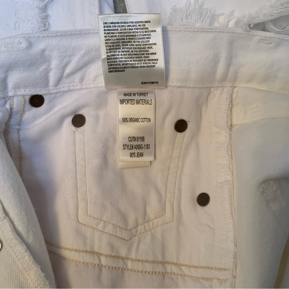 Agolde 90’s mid-rise loose fit distressed jeans. - Picture 10 of 12